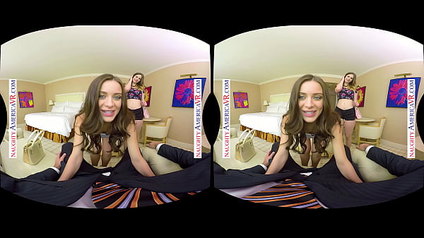 An unforgettable sexual encounter with Lana Rhoades and Stella Cox by Naughty America VR