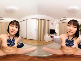 Charming asian babe VR hardcore sex clip